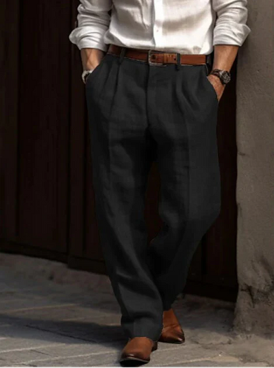 Conrad - Herren-Bündchenhose aus Leinen