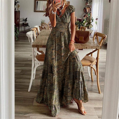 Boho Maxikleid für Damen