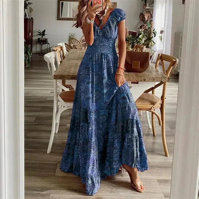 Boho Maxikleid für Damen