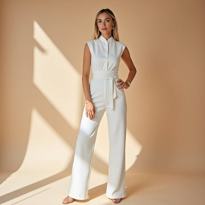 Eleganter ärmelloser Jumpsuit
