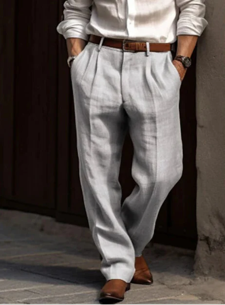 Conrad - Herren-Bündchenhose aus Leinen