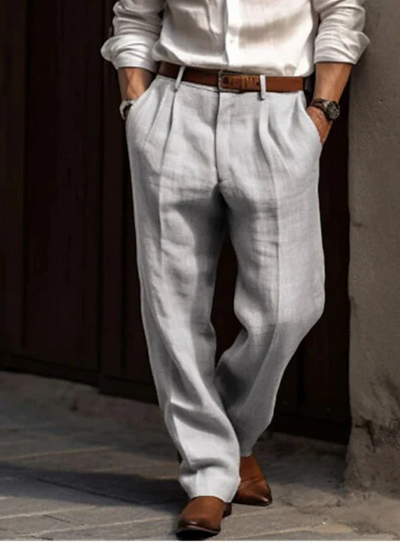 Conrad - Herren-Bündchenhose aus Leinen