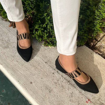 Stilvolle Damen Sommerschuhe mit spitzer Zehenpartie – Lina