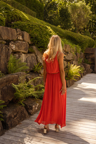 LISA™ | Das Sommerkleid in kräftigem Orange