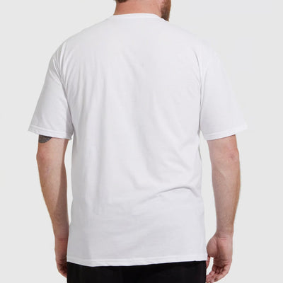 Set aus 10 Herren T- Shirts (Große Größen), 100% Baumwolle (strapazierfähig), Doppelkragen (verbreitert sich nicht), Regulärer Schnitt (komfortabel), WEISS (für jeden Stil)