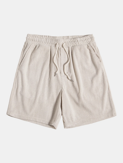 Stylisches Herren Sommer-Set mit Hemd und Cord-Shorts - SommerKern