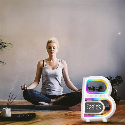 BeatGlow - Intelligenter Wecker mit RGB-Licht und kabellosem Lautsprecher