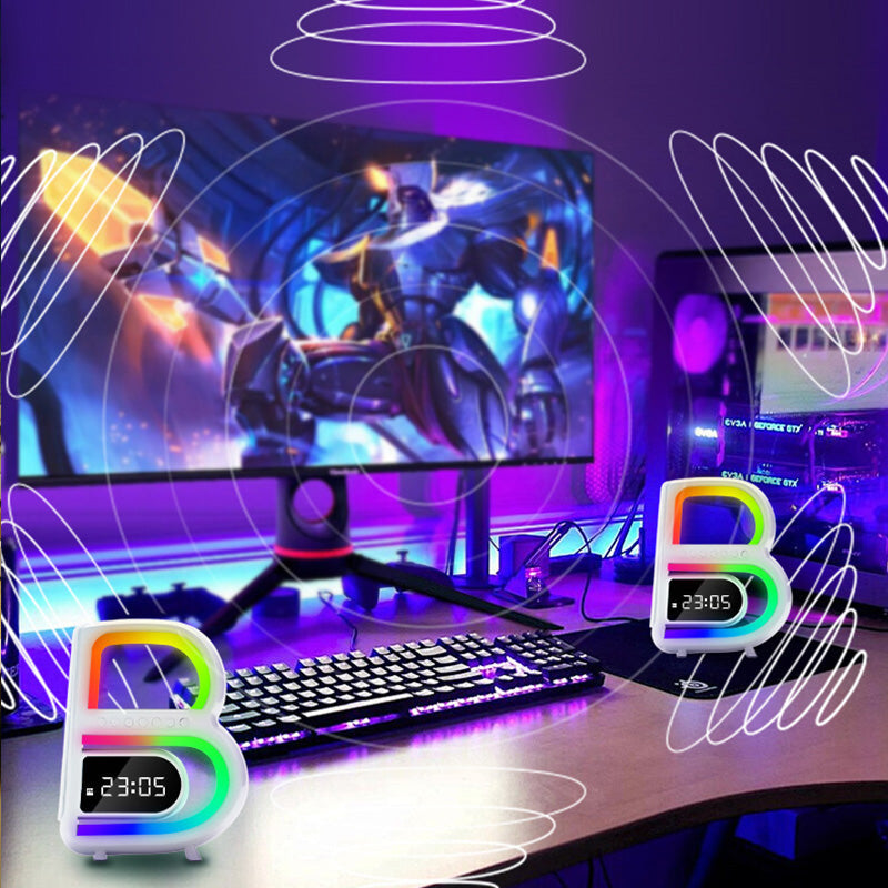 BeatGlow - Intelligenter Wecker mit RGB-Licht und kabellosem Lautsprecher