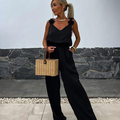Luftige Sommer-Jumpsuit mit Weiten Beinen – Jasmin