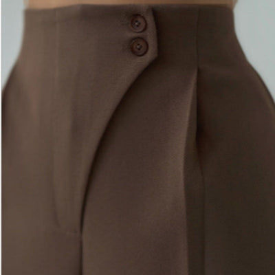 Mariani – Modische Hose Mit Weitem Bein