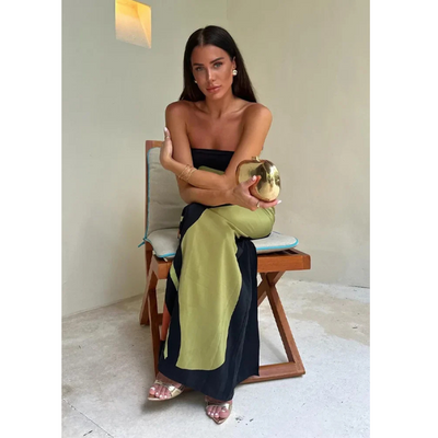 Trägerloses Boho Kleid für Damen