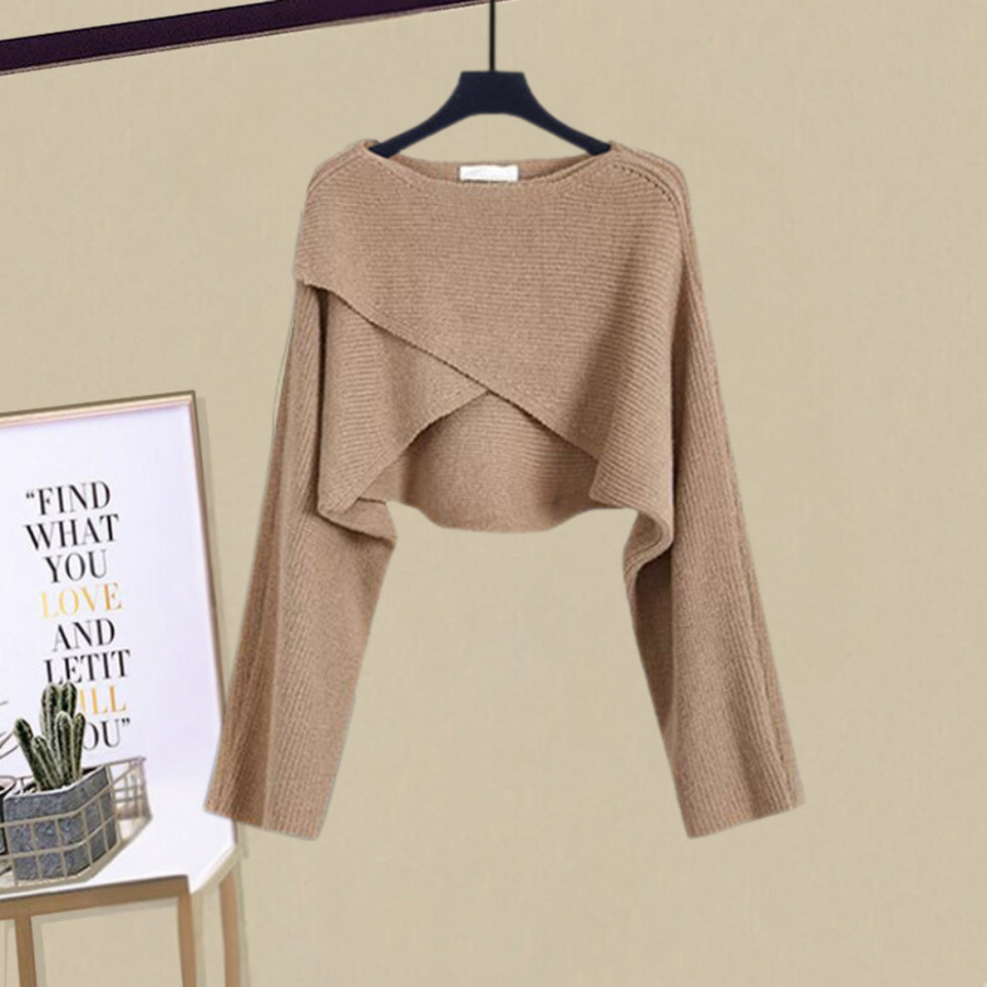 Enrica Elegantes Strickkleid Set für Frauen