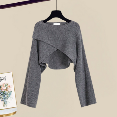 Enrica Elegantes Strickkleid Set für Frauen