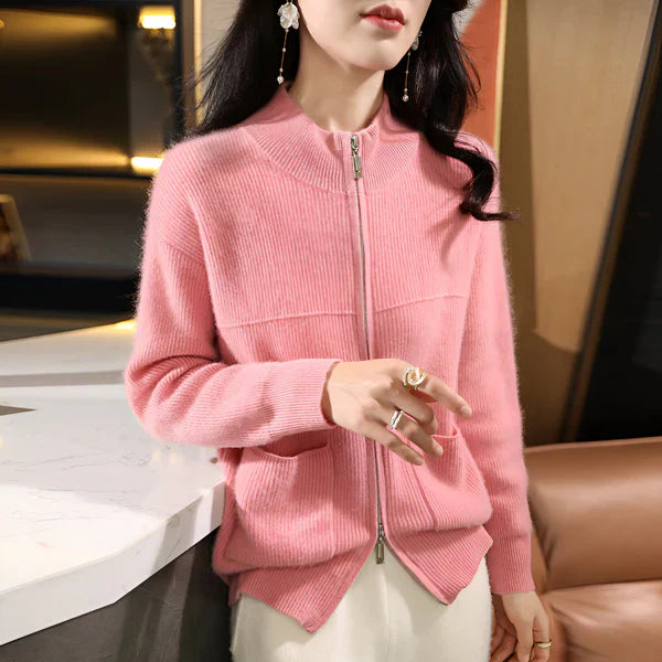 Norberta – kuschelige und stylische wolljacke