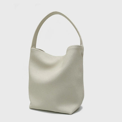 Große vegane Leder-Strandtasche – Braun, robust & stilvol