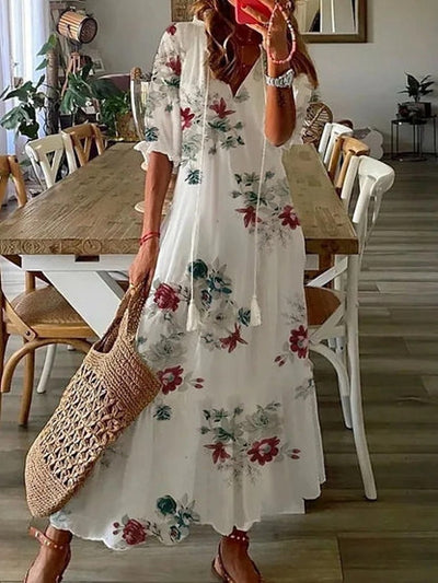 Dianna™ - Boho Bauchbedeckendes Kleid