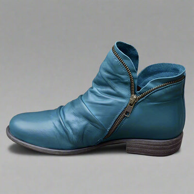 Sighild | Exquisite Lederstiefel mit Reißverschluss