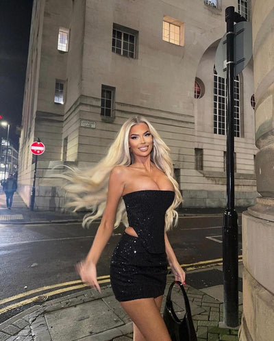 Camila | Pailletten-Zweiteiler – Glamour trifft auf modernen Chic