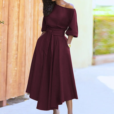 Midikleid mit Gürtel für Damen