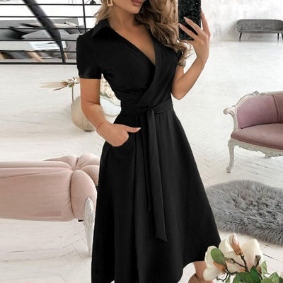 Midikleid mit Gürtel für Damen