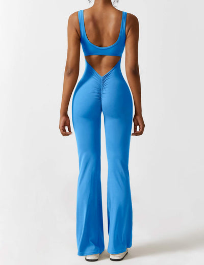 Sienna | Rückenfreier Flare-Jumpsuit