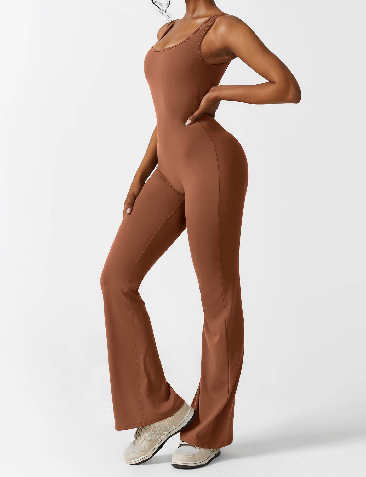 Sienna | Rückenfreier Flare-Jumpsuit