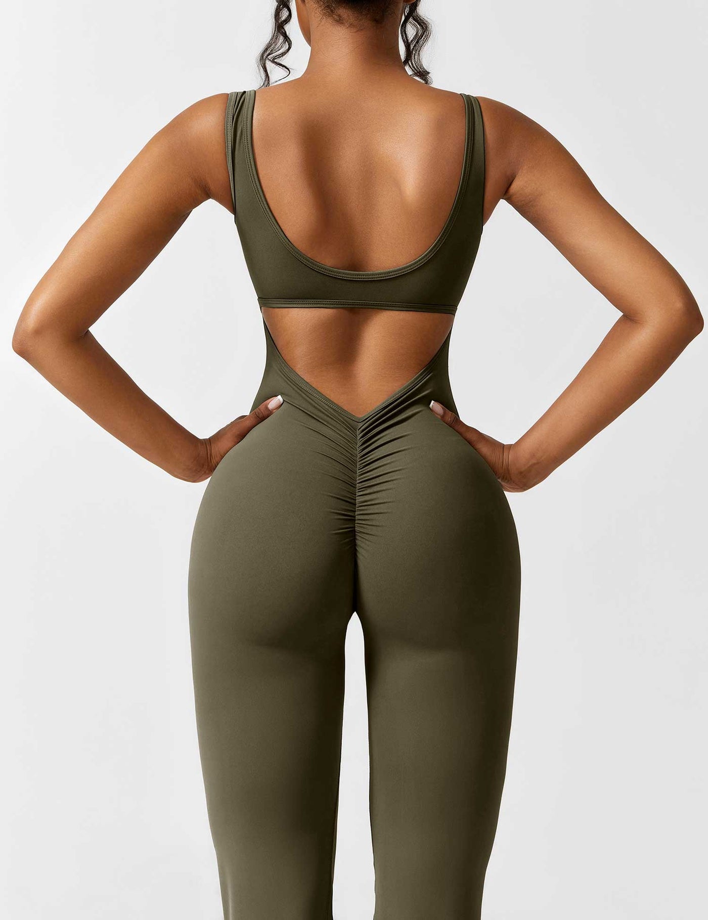 Sienna | Rückenfreier Flare-Jumpsuit