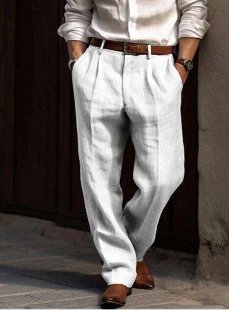 Conrad - Herren-Bündchenhose aus Leinen